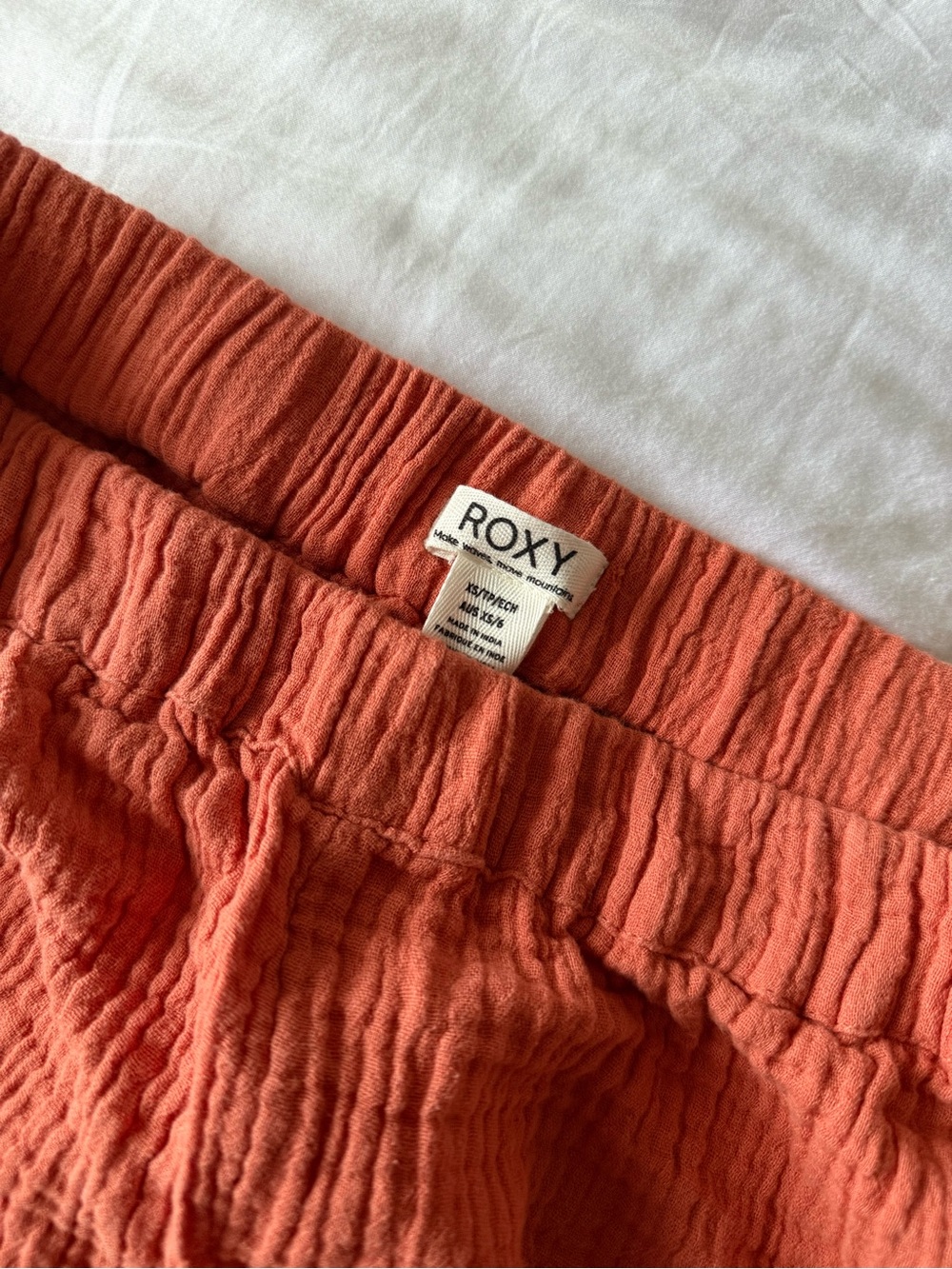 Roxy Women's Wide-Leg Pull-On Pants in Terracotta - Picture 3 of 3